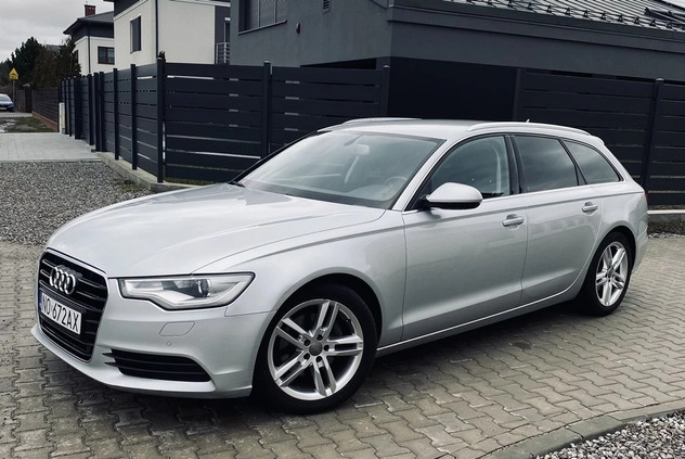 Audi A6 cena 56950 przebieg: 240000, rok produkcji 2013 z Warszawa małe 704